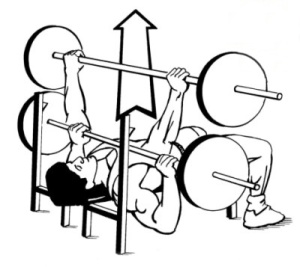 The bench press; king of chest exercises.
